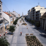 Pešia zóna na ulici Februárového víťazstva v Trnave. | Foto: ČSTK, Drahotín Šulla (licencia Trnavské rádio)
