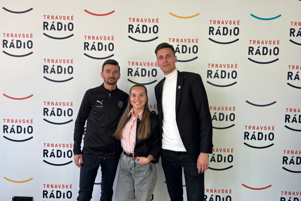 Navštívil nás tréner Spartaka Trnava aj PR manážer klubu | Foto: Zuzana Benková, Trnavské rádio