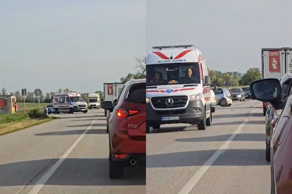 Vážna dopravná nehoda pri Trnave | Zdroj: WhatsApp