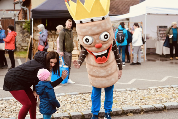 Maskotom Trdlofestu je tradičný trdelník. | Foto: David Rájecký, Skalica