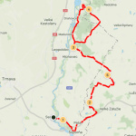 Mapa pretekov. | Foto: Sereďmaraton
