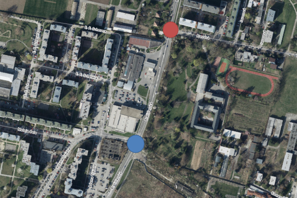 Mapa obmedzení. | Zdroj: Mesto Piešťany
