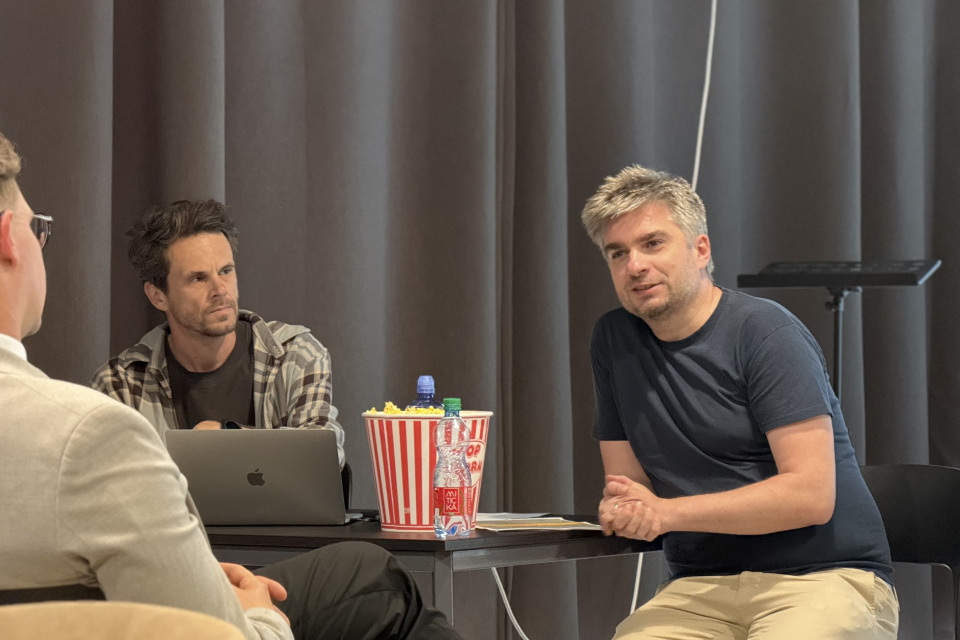 Peter Cagala a Michal Klembara počas prezentácie kultúrnej stratégie | Foto: Tomáš Buday