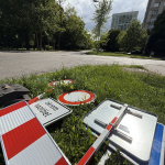Dopravné značenie je už pripravené. | Foto: Pavol Holý, Trnavské rádio