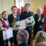 Zľava na fotografii Jozef Kundlák, Vilem Cupák, Lukasz Miarka, Piotr Buknowski, Tadeus Pszonka, Mihailo Arsenski | Foto: Anton Sládek