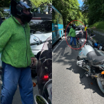 Motorkár po nehode I Zdroj: KRPZTT