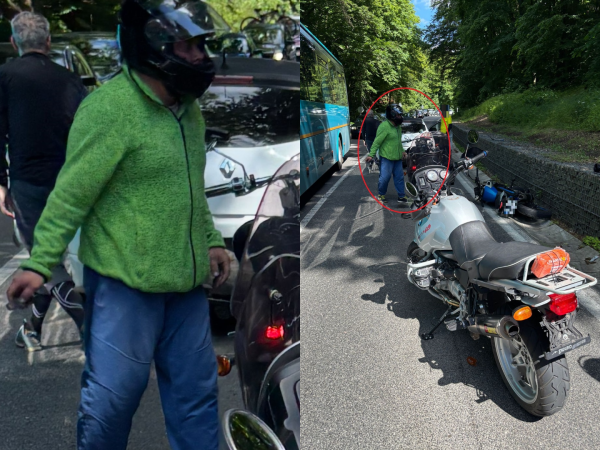 Motorkár po nehode I Zdroj: KRPZTT