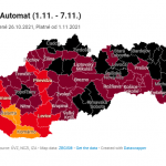 Covid automat od 1.11. | Zdroj: korona.gov.sk