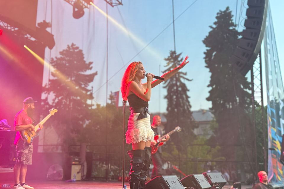 Koncert Emmy Drobnej na festivale Lumen v Trnave (6. 6. 2025). | Foto: dv, Trnavské rádio