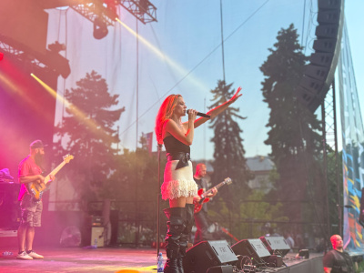Koncert Emmy Drobnej na festivale Lumen v Trnave (6. 6. 2025). | Foto: dv, Trnavské rádio