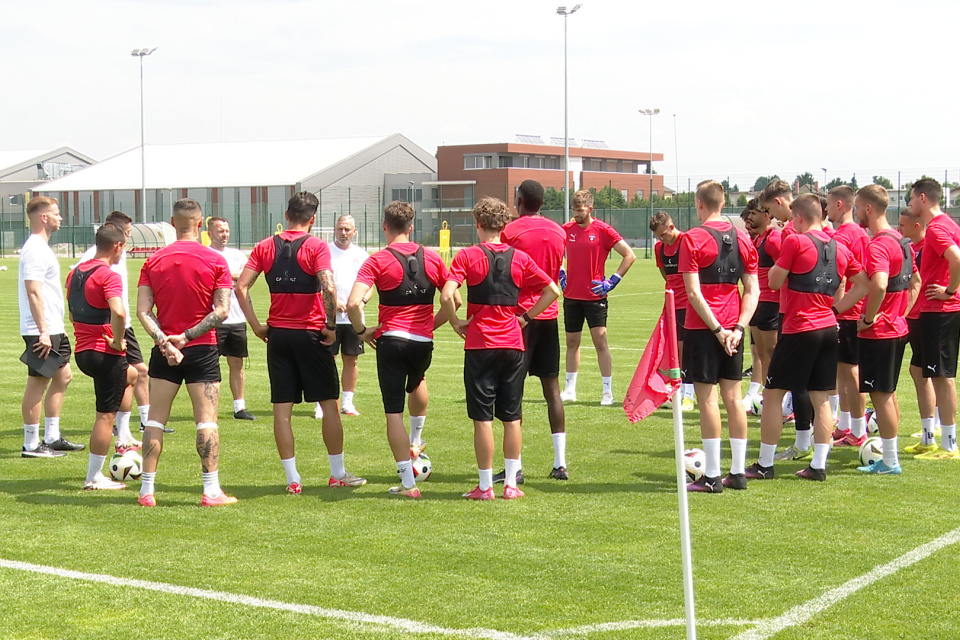 Prvý tréning Spartakovcov s novým trénerom Ščasným I Zdroj: pj, Trnavské rádio