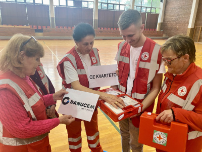 Búdky prvej pomoci budú pomáhať | Zdroj: Slovenský Červený kríž Senica