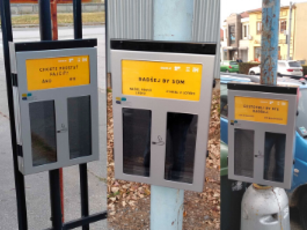 Hlasovacie koše na ohorky | Zdroj hlohovec.sk