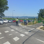 Na priecestiach pomáhali policajti. | Foto: PZSR