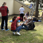 Záchranári s osobami (hercami) komunikovali, a snažili sa ich upokojiť | Michaela Martišíková, Trnavské rádio