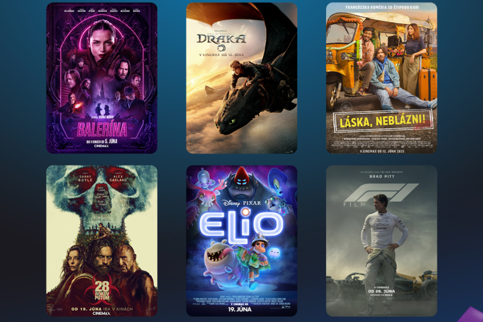 Navštívte kiná Cinemax a vyberte si aj z týchto noviniek