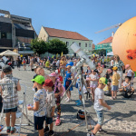 V centre mesta pribudol nafukovací Mars. | Foto: Hvezdáreň Hlohovec
