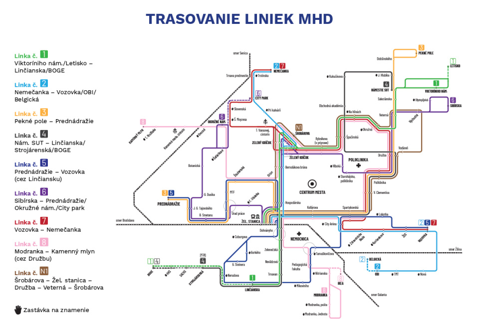 Trnava pripravila aj mapku | Zdroj: Mesto Trnava